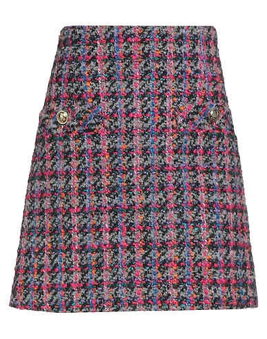 SANDRO Mini skirt Fuchsia 37% Acrylic, 24% Cotton, 20% Polyester, 17% Virgin Wool, 2% Viscose