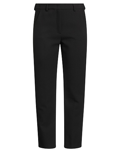 WEEKEND MAX MARA Casual trouser Black 72% Polyester, 21% Viscose, 7% Elastane