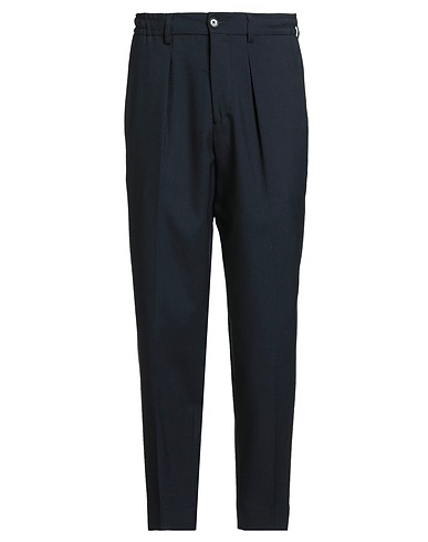 BE ABLE Casual trouser Midnight blue 100% Virgin Wool