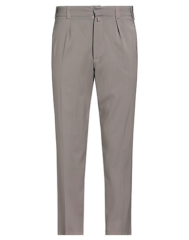 GRIFONI Casual pants Taupe 100% Virgin Wool