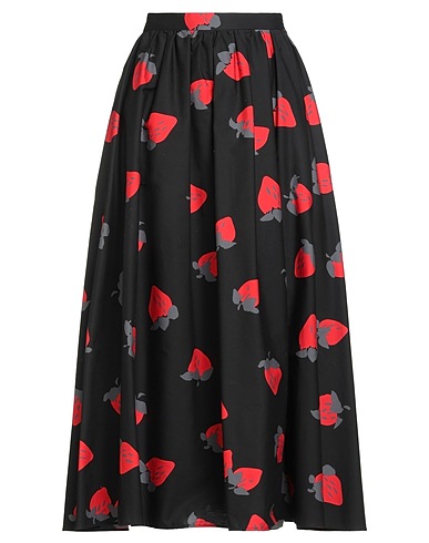 MSGM Midi skirt Black 100% Cotton