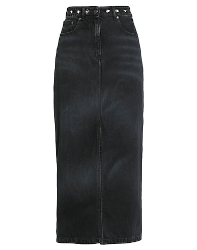 MSGM Denim skirt Black 100% Cotton