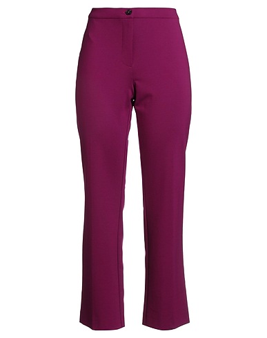 DIANA GALLESI Casual trouser Mauve 65% Viscose, 30% Polyamide, 5% Elastane