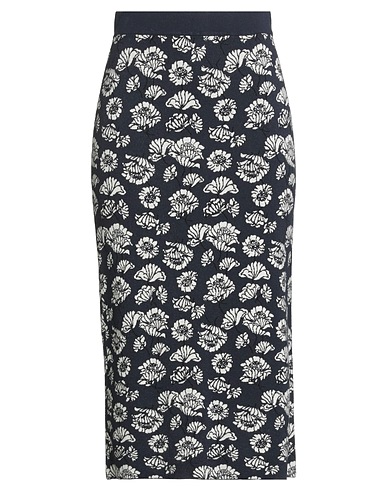 WEEKEND MAX MARA Midi skirt Midnight blue 95% Viscose, 5% Elastane