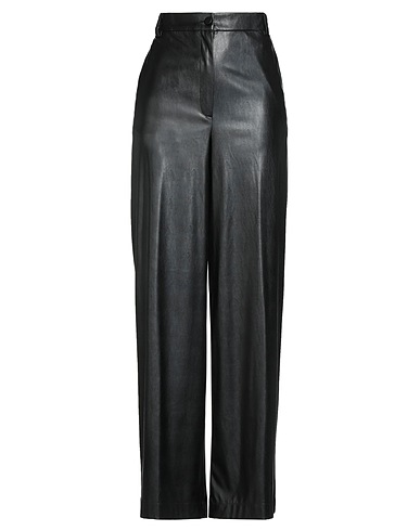 SUOLI Casual trouser Black 50% Polyester, 50% Polyurethane