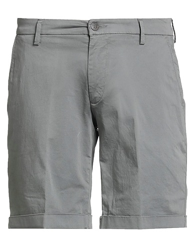 MICHAEL COAL Shorts & Bermuda Grey 97% Cotton, 3% Elastane