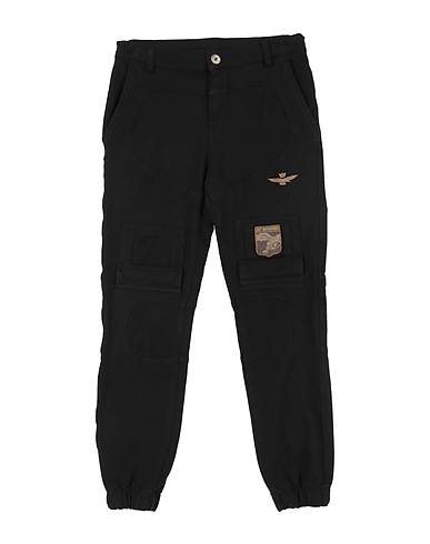 AERONAUTICA MILITARE Pantalone Nero 95% Cotone, 5% Elastan