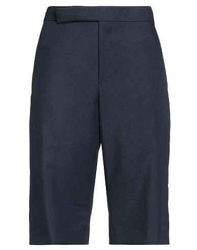 LARDINI Shorts & Bermuda Midnight blue 87% Wool, 13% Mohair wool