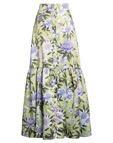 GIADA CURTI RESORT Gonna lunga Verde lime 100% Poliestere