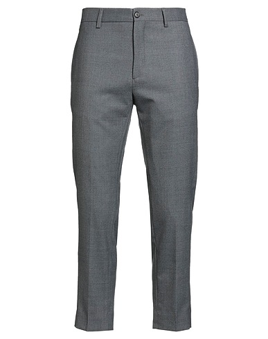 BE ABLE Casual trouser Grey 54% Virgin Wool, 45% Polyester, 1% Elastane