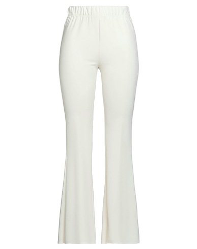VICOLO Casual trouser Ivory 95% Polyester, 5% Elastane