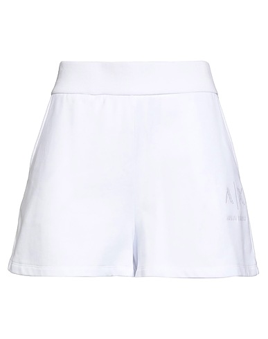 ARMANI EXCHANGE Shorts & Bermuda White 100% Cotton, Elastane