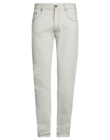 MISSONI Denim trousers Ivory 100% Cotton