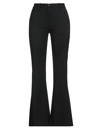 NINE IN THE MORNING Pantalone Nero 97% Lana Vergine, 3% Elastan
