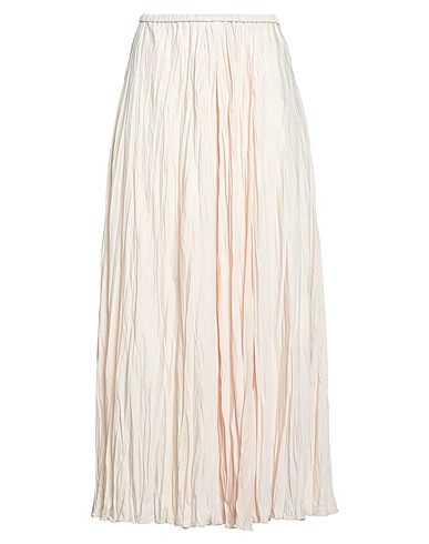 FORTE_FORTE Midi skirt Ivory 100% Polyester