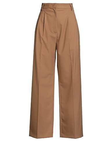 TELA Casual trouser Camel 54% Polyester, 44% Virgin Wool, 2% Elastane