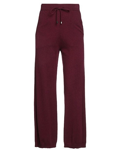 PUROTATTO Hosen Bordeaux 100% Kaschmir