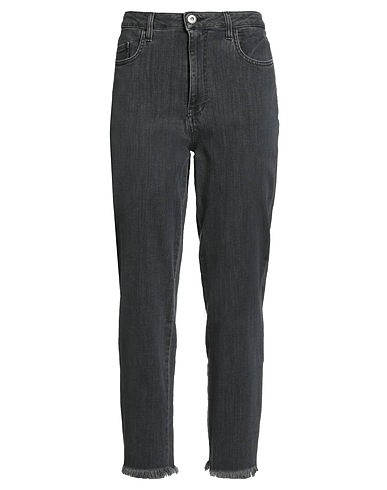 SHAFT Denim trousers Black 99% Organic cotton, 1% Elastane