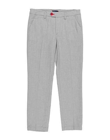 BARONIO Casual trouser Grey 68% Wool, 30% Polyester, 2% Elastane