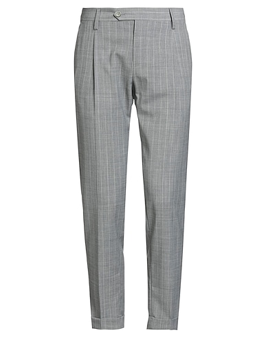 EREDI DEL DUCA Casual pants Grey 54% Polyester, 44% Wool, 2% Elastane