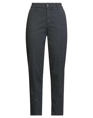 CIGALA'S Denim trousers Charcoal 39% Viscose, 34% Cotton, 25% Polyester, 2% Elastane
