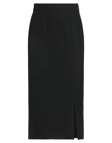 BOSS Midi skirt Black 67% Viscose, 29% Polyester, 4% Elastane