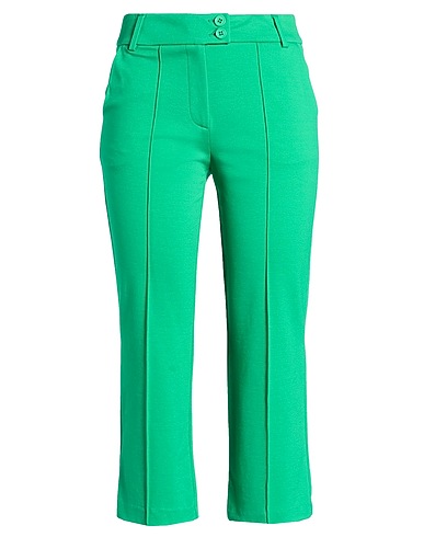 FRACOMINA Casual trouser COLLECTION Green 68% Viscose, 27% Polyamide, 5% Elastane