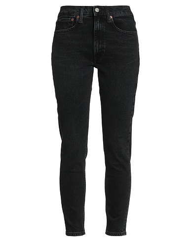 POLO RALPH LAUREN Denim trousers Black 99% Cotton, 1% Elastane