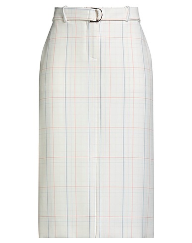 BOSS HUGO BOSS Midi-Rock Elfenbein 68% Polyester, 28% Viskose, 4% Elastan