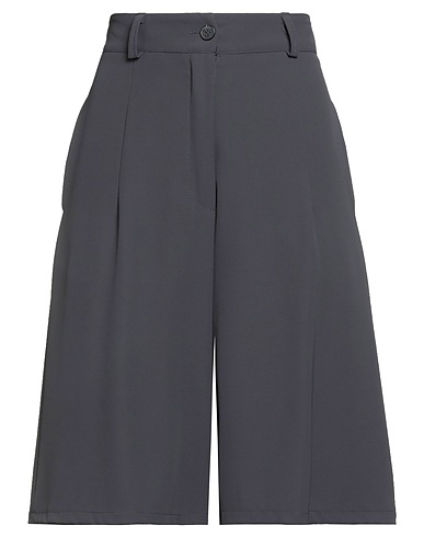 LE STREGHE Shorts & Bermuda Grigio 96% Poliestere, 4% Elastan