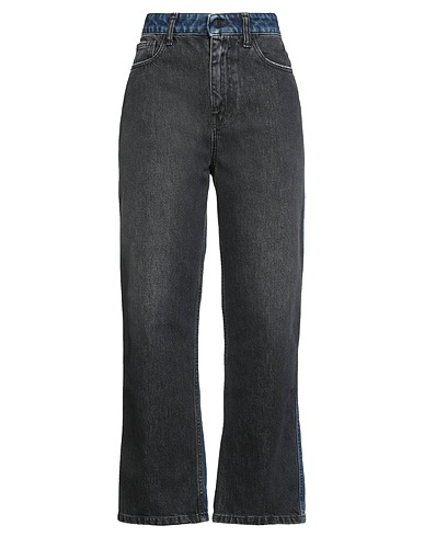 VICOLO Denim trousers DENIM COUTURE Black 100% Cotton