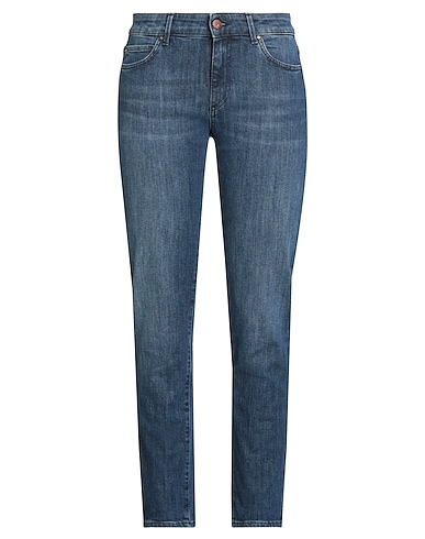 CIGALA'S Denim trousers Blue 98% Cotton, 2% Elastane