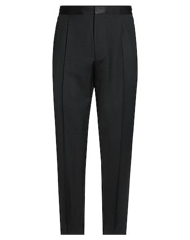 BOSS HUGO BOSS Casual pants Black 55% Polyester, 45% Virgin Wool, Silk