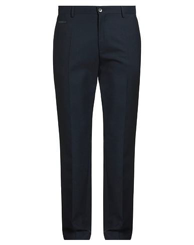 BOSS Casual pants Midnight blue 97% Virgin Wool, 2% Polyamide, 1% Elastane