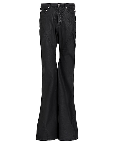 DRKSHDW by RICK OWENS Denim trousers Black 91% Cotton, 6% Elastomultiester, 3% Textile fibres