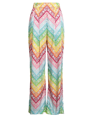 MARY KATRANTZOU Casual trouser Light green 100% Polyester
