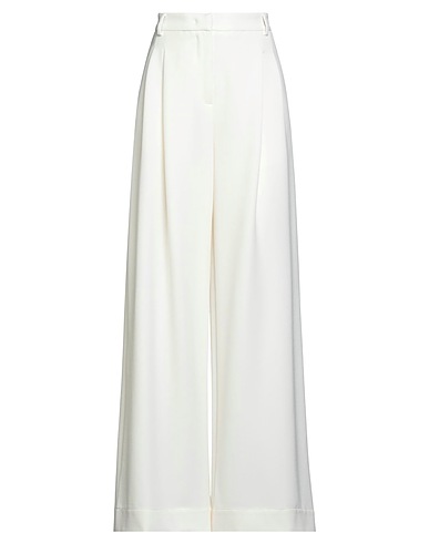 LIU •JO Casual trouser White 78% Polyester, 18% Viscose, 4% Elastane
