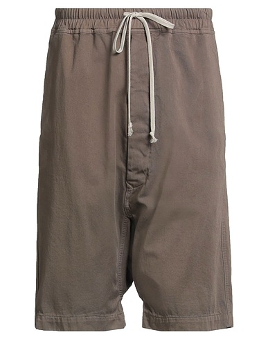 DRKSHDW by RICK OWENS Shorts & Bermuda Taupe 100% Cotton