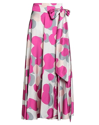 GIADA CURTI RESORT Long skirt Ivory 100% Polyester