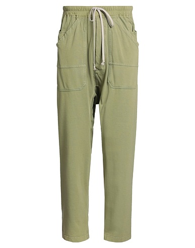 DRKSHDW by RICK OWENS Casual pants Sage green 100% Cotton