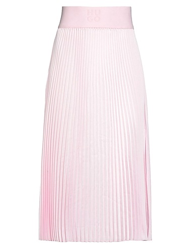 HUGO Midi-Rock Hellrosa 100% Recyceltes Polyester, Polyamid, Elastan