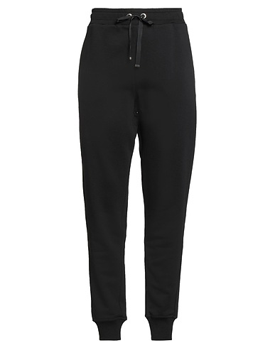 LUISA SPAGNOLI Casual trouser Black 88% Cotton, 12% Polyester