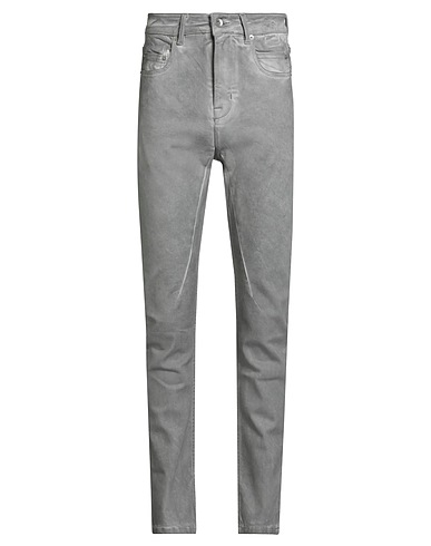 DRKSHDW by RICK OWENS Denim trousers Grey 85% Cotton, 10% Polyester, 5% Elastane