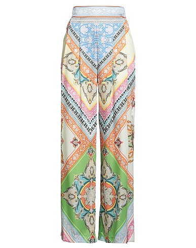 MARY KATRANTZOU Casual trouser Light green 100% Polyester