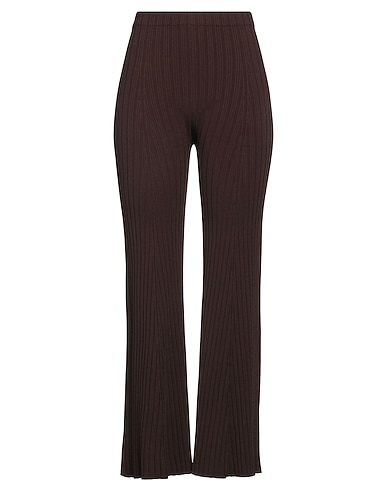 ROBERTO COLLINA Casual trouser Dark brown 83% Viscose, 17% Polyester