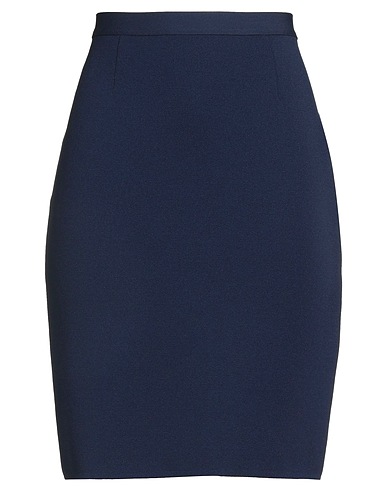 LUISA SPAGNOLI Μίντι φούστα Ναυτικό μπλε 65% Βισκόζη, 35% Πολυαμίδη