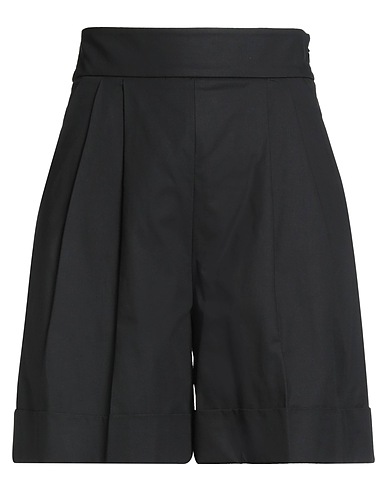 LUISA SPAGNOLI Shorts & Bermuda Nero 95% Cotone, 5% Elastan