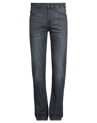 BOSS Denim pants Grey 90% Cotton, 8% Elastomultiester, 2% Elastane