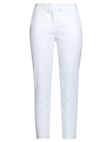 LUISA SPAGNOLI Повседневные брюки Белый 98% Хлопок, 2% Эластан