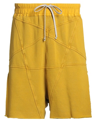 DRKSHDW by RICK OWENS Pantalone felpa Giallo ocra 100% Cotone